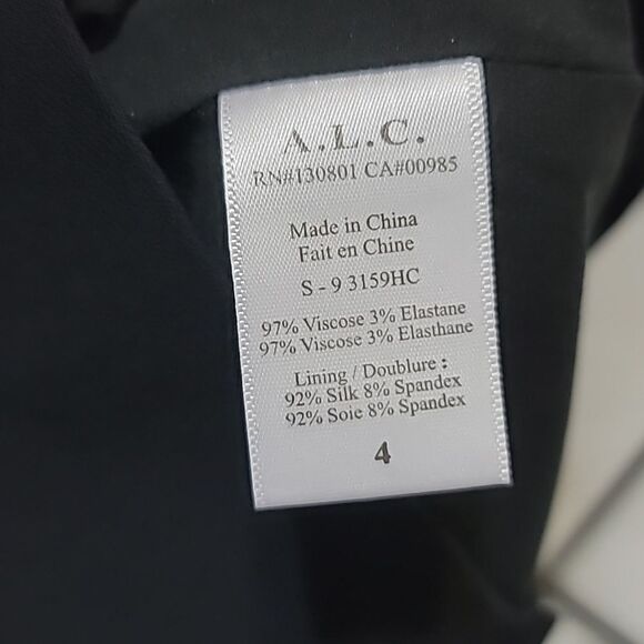 A.L.C. Julian Black Sequin Midi Skirt Set Size 4 - Picture 8 of 8